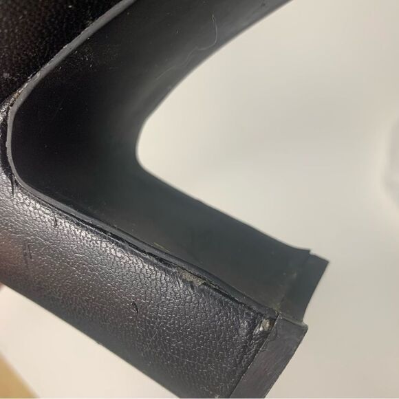 Franco Sarto Black Leather Mary Jane Heels Size 9.5 - Picture 9 of 13